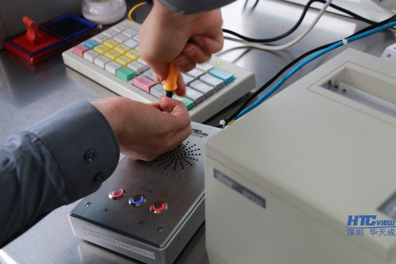 高速公路收费站的三键对讲终端